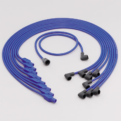 (image for) TAYLOR PLUG WIRES-8MM 180DG UNIVERSAL 8 CYL - BLUE