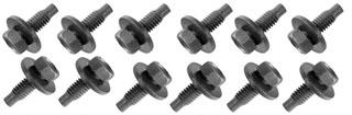 (image for) 65-68 FENDER BOLTS WITH DISC WASHERS - 12 PCS