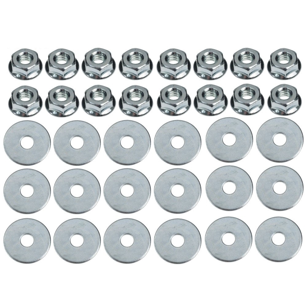 (image for) 65-68 CONVT TOP WEATHERSTRIP NUTS (FOR ORIG)