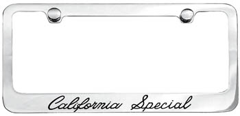 (image for) PLATE FRAME- CALIFORNIA SPECIAL