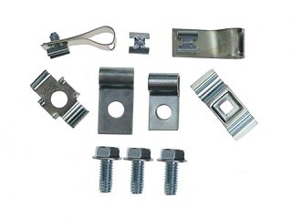 64-67 REAR BRAKE & FUEL LINE CLIP KIT (image for) 64-67 REAR BRAKE & FUEL LINE CLIP KIT