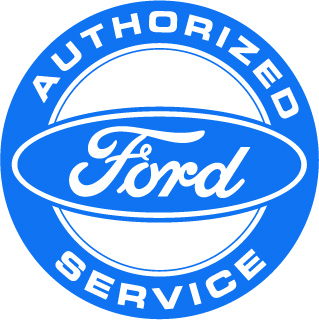 (image for) METAL SIGN - 12" AUTHORIZED FORD SERVICE