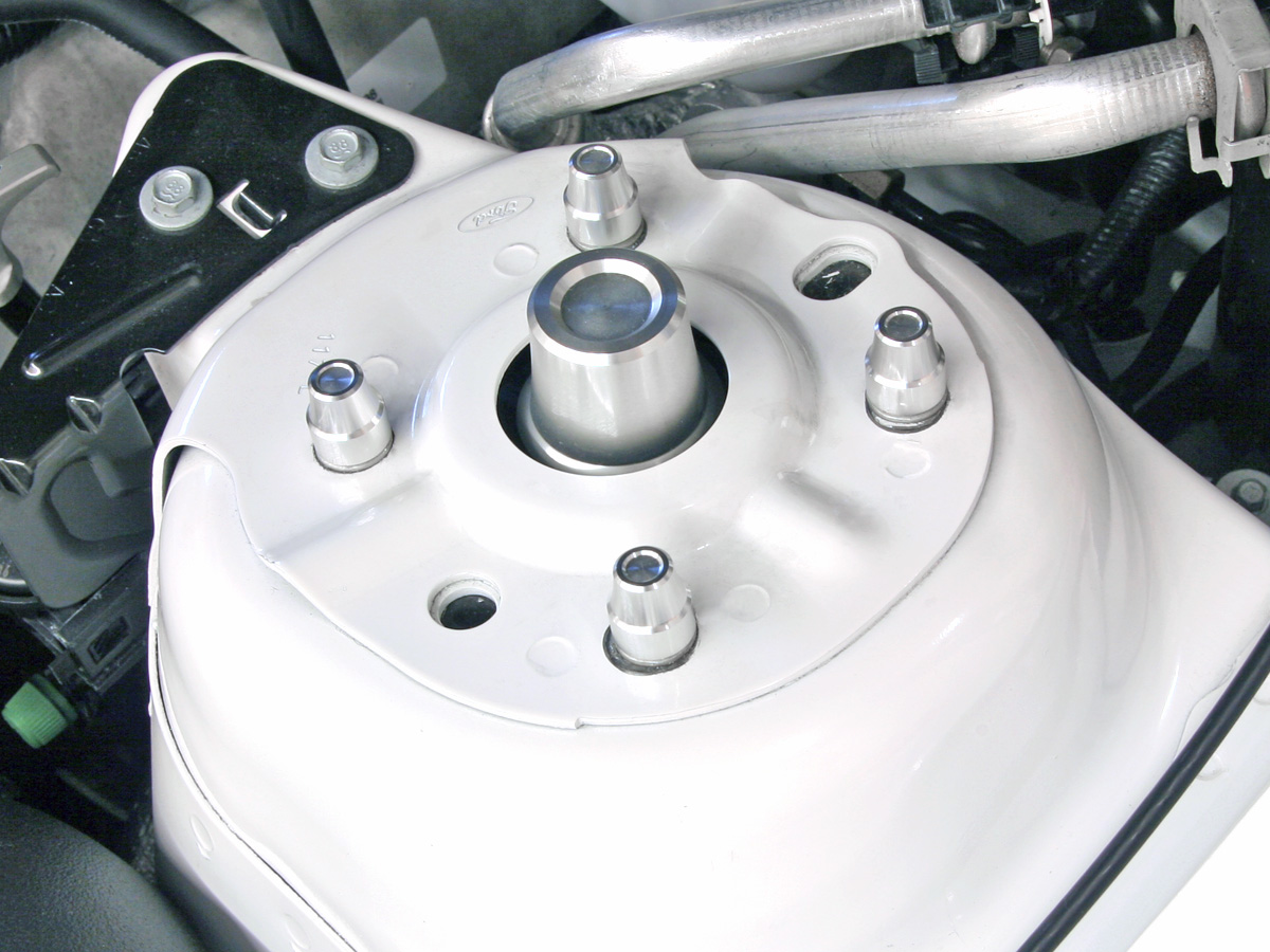 (image for) 2005-10 BILLET SHOCK TOWER CAPS - Click Image to Close
