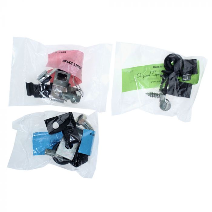 (image for) 65-66 MUSTANG / SHELBY - BRAKE & FUEL LINE CLIP KIT