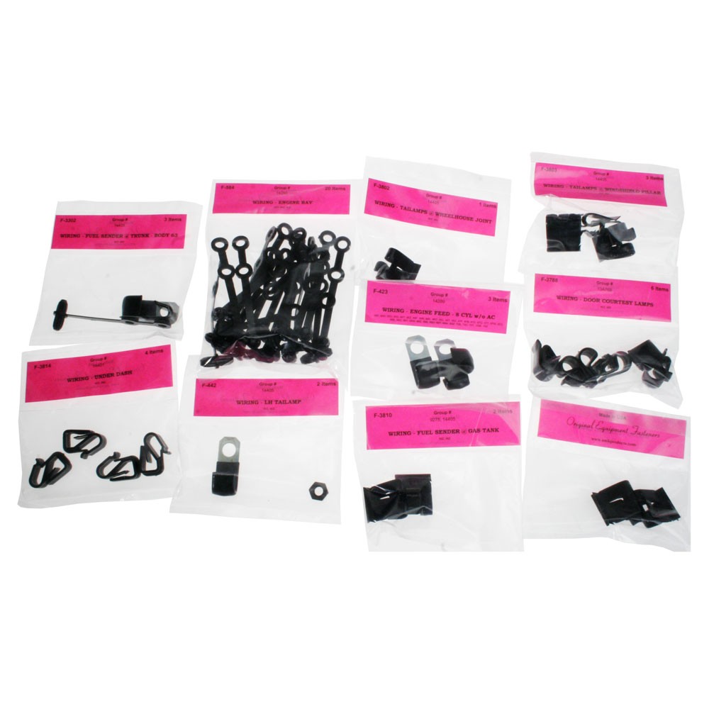(image for) 65-66 MASTER WIRING CLIP KIT