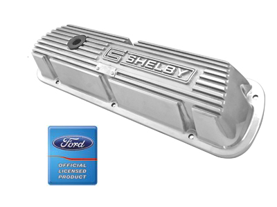 (image for) VALVE COVERS- SHELBY- POLISHED ALUMINUM