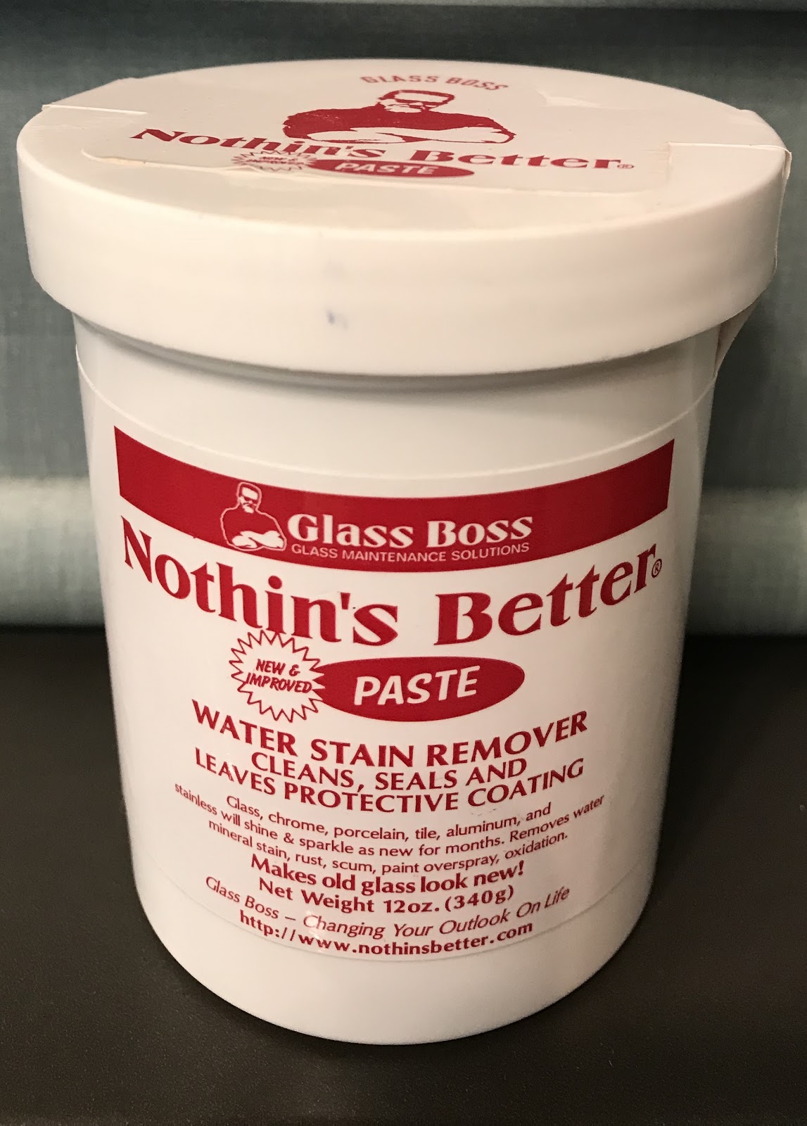 (image for) NOTHIN'S BETTER PASTE WATER STAIN REMOVER 12 OZ
