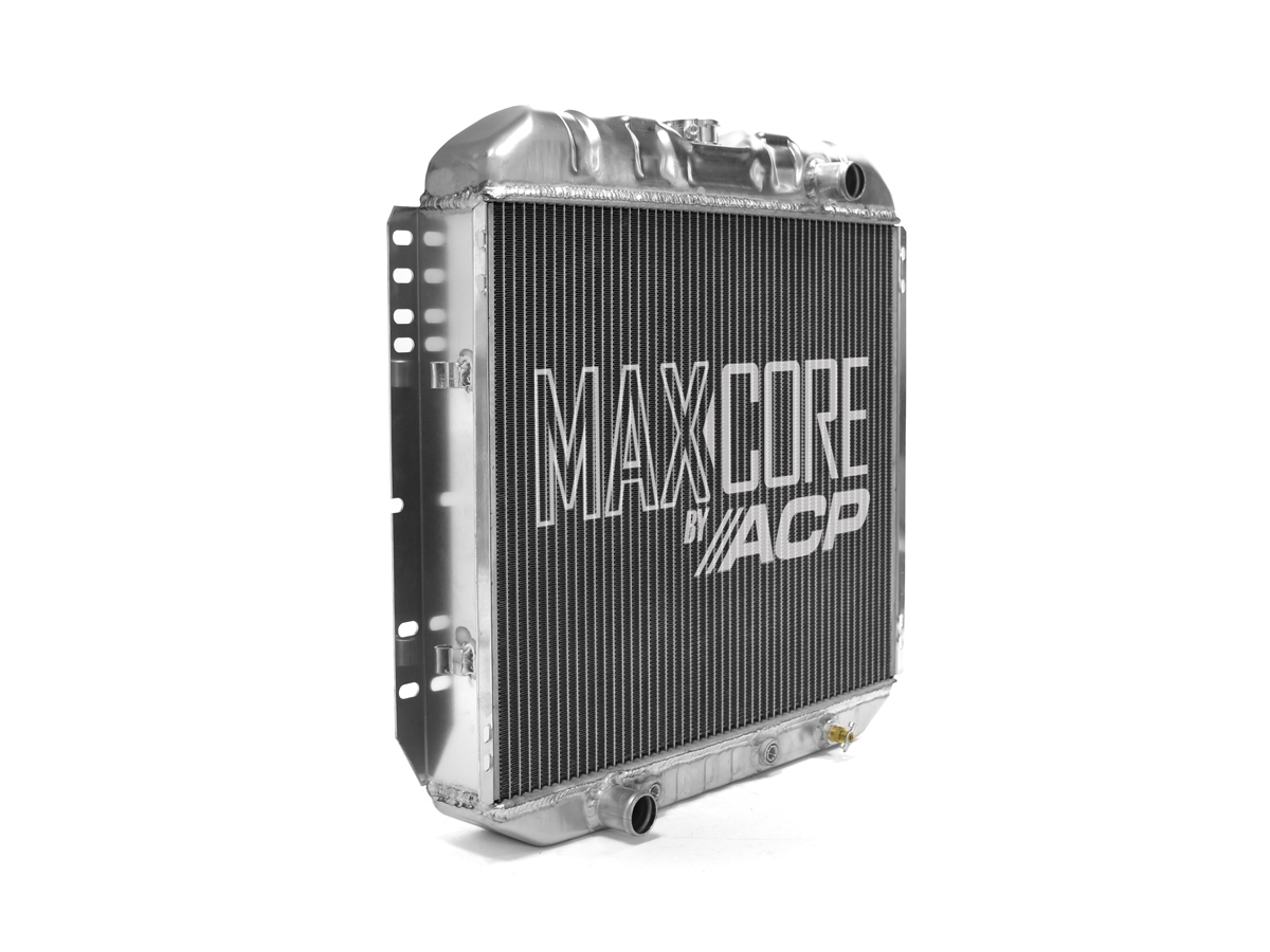 (image for) 67-69 6 CYL MAXCORE ALUMINUM RADIATOR - 2 ROW PERFORMANCE