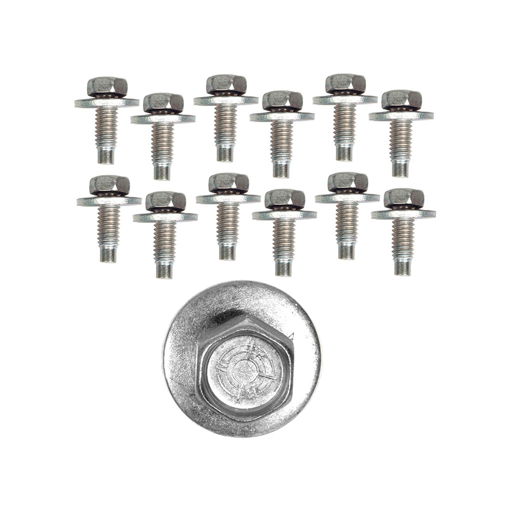 (image for) 67-69 FENDER BOLTS WITH RBW LOGO, 12 PCS