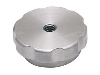 (image for) BILLET AIR CLEANER KNOB - WING NUT - WITH HOLE