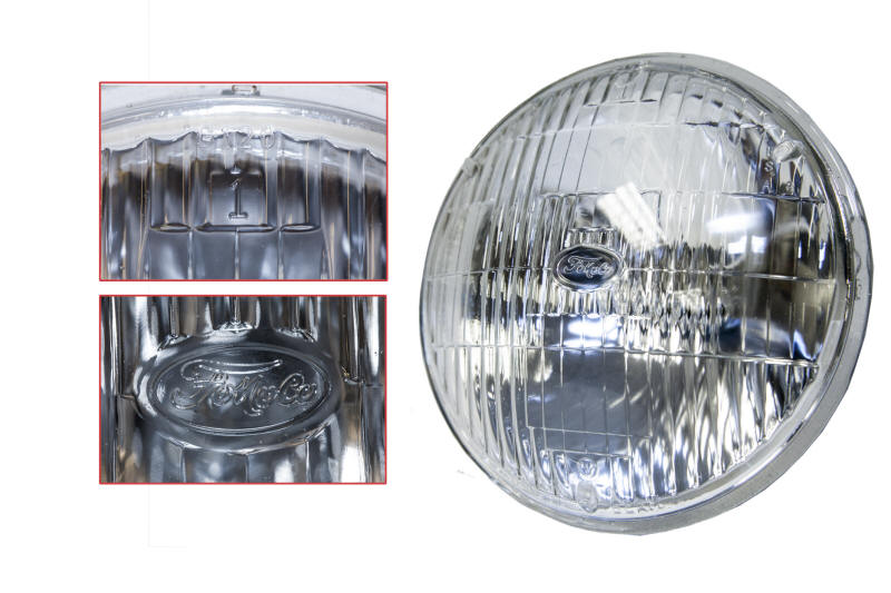 (image for) 5-3/4" HIGH BEAM ROUND HALOGEN SEALED BEAM HEADLIGHT WITH FOMOCO
