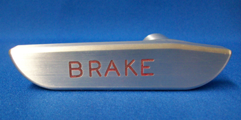 65-66 BILLET PARKING BRAKE HANDLE - SATIN (image for) 65-66 BILLET PARKING BRAKE HANDLE - SATIN