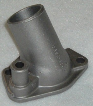 (image for) 65-73 289-351W CONCOURS ALUMINUM WATER NECK THERMOSTAT HOUSING