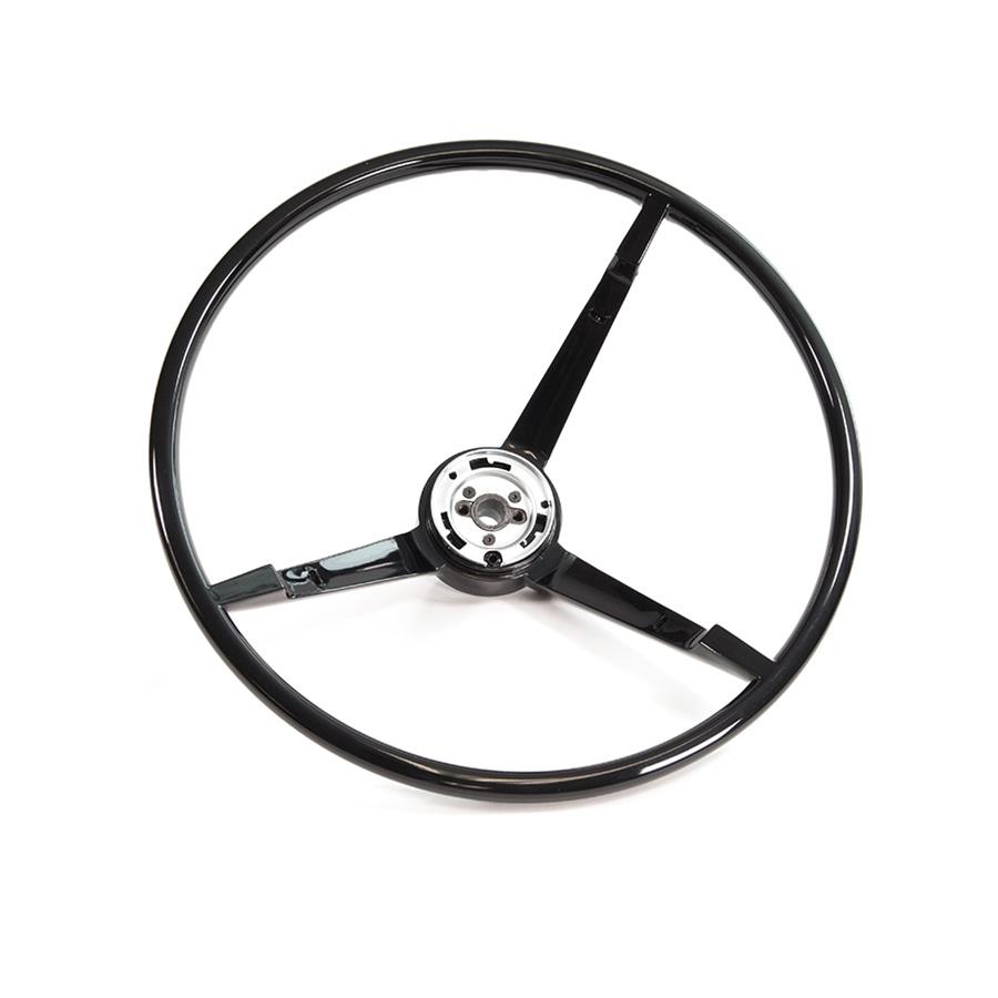 64 1/2 STEERING WHEEL - BLACK (image for) 64 1/2 STEERING WHEEL - BLACK