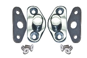 67-70 STAINLESS STEEL DOOR STRIKER PLATE - PAIR (image for) 67-70 STAINLESS STEEL DOOR STRIKER PLATE - PAIR