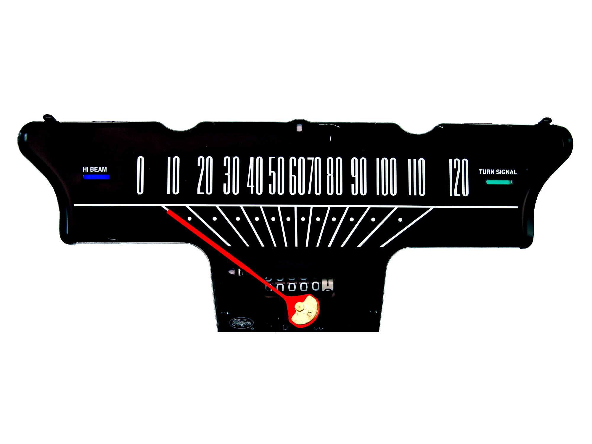 (image for) 64-65 STANDARD SPEEDOMETER - 120 MPH