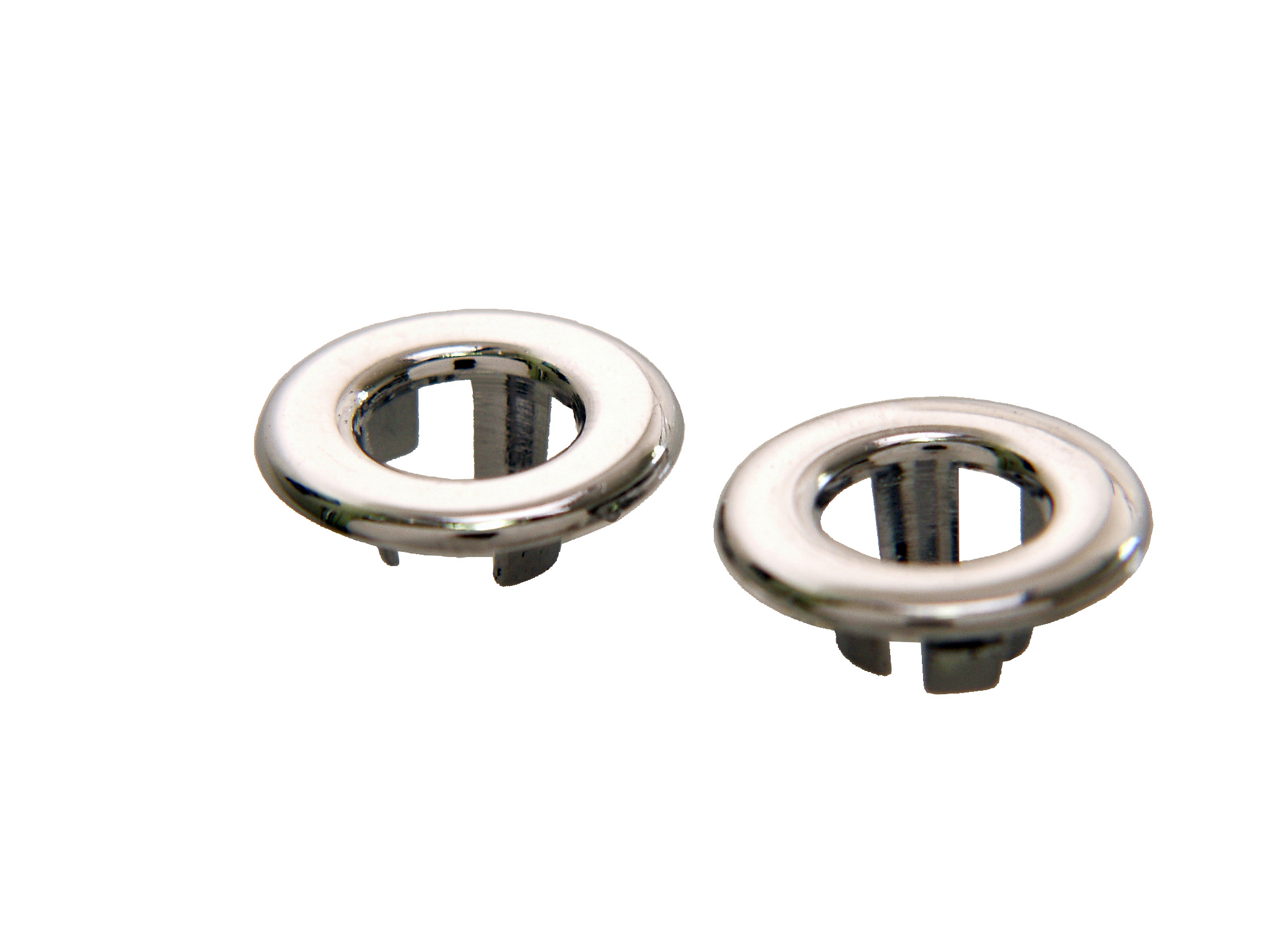 65-68 ALL; 69-73 STANDARD INTERIOR LOCK GROMMET - PLASTIC CHROME (image for) 65-68 ALL; 69-73 STANDARD INTERIOR LOCK GROMMET - PLASTIC CHROME