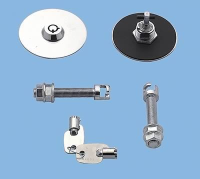 (image for) UNIVERSAL 4" HOOD PIN AND LOCK KIT WITH KEY