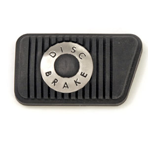 65-73 MANUAL TRANMISSION DISC BRAKE PEDAL PAD (image for) 65-73 MANUAL TRANMISSION DISC BRAKE PEDAL PAD