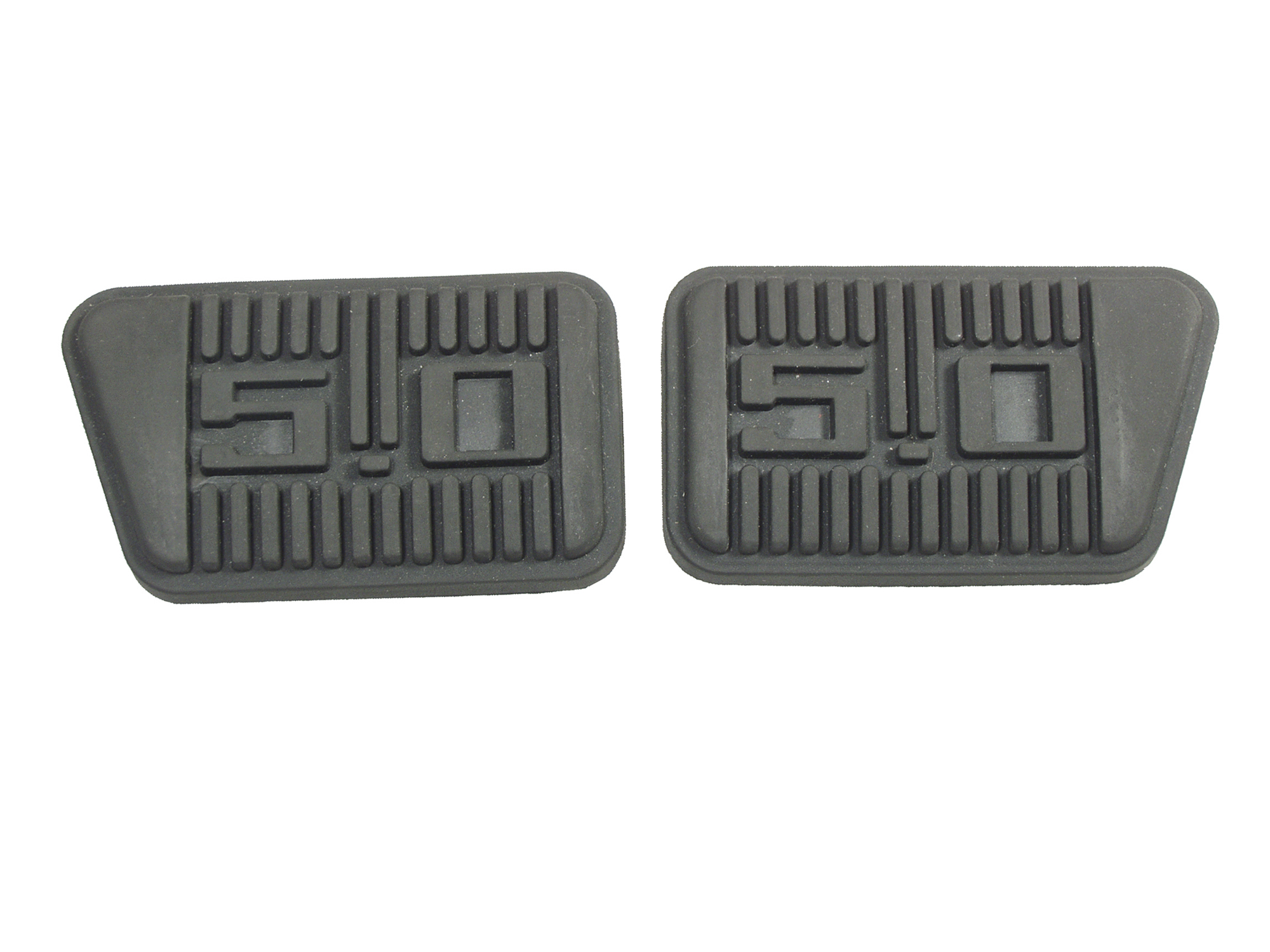 65-68 5.0 BRAKE & CLUTCH PEDAL PADS (image for) 65-68 5.0 BRAKE & CLUTCH PEDAL PADS
