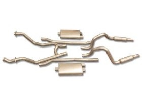 (image for) 65-66 "K" CODE GT DUAL EXHAUST KIT WITH RESONATORS