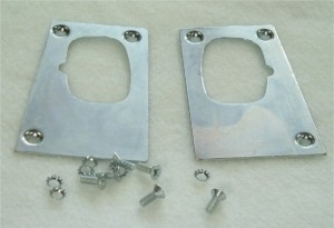 64-66 DOOR LATCH AREA REPAIR PLATE KIT (image for) 64-66 DOOR LATCH AREA REPAIR PLATE KIT