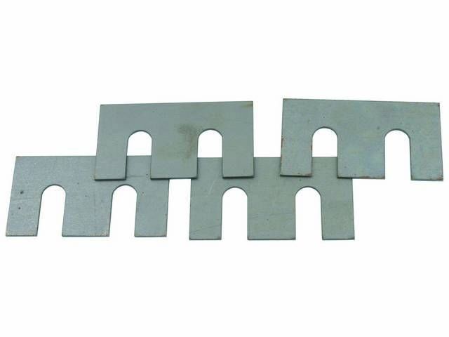 65-70 SHIM SET FOR FASTBACK FOLDDOWN SEAT - 4PCS 1/16" (image for) 65-70 SHIM SET FOR FASTBACK FOLDDOWN SEAT - 4PCS 1/16"
