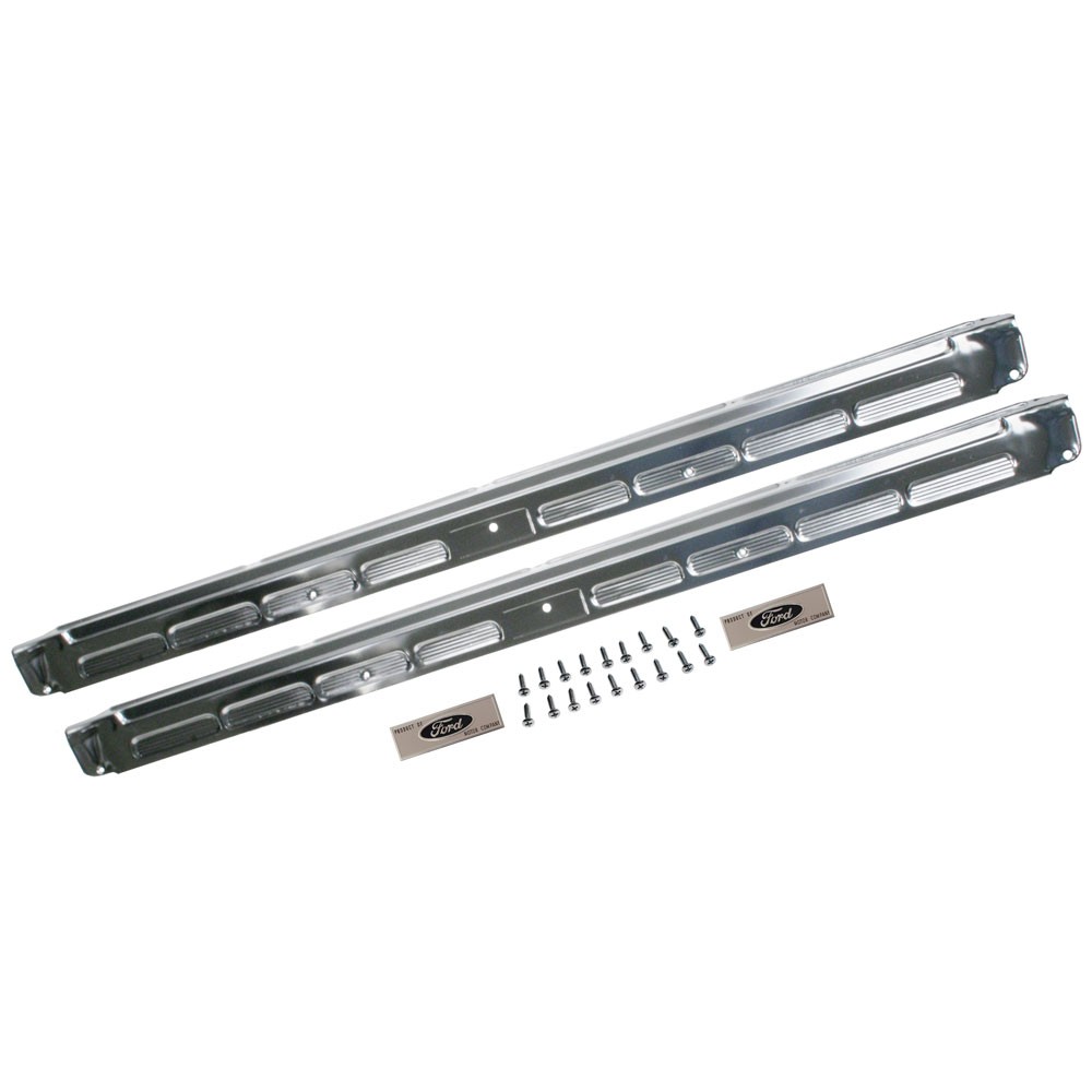 (image for) 65-66 DOOR SILL PLATE KIT - COUPE/FASTBACK