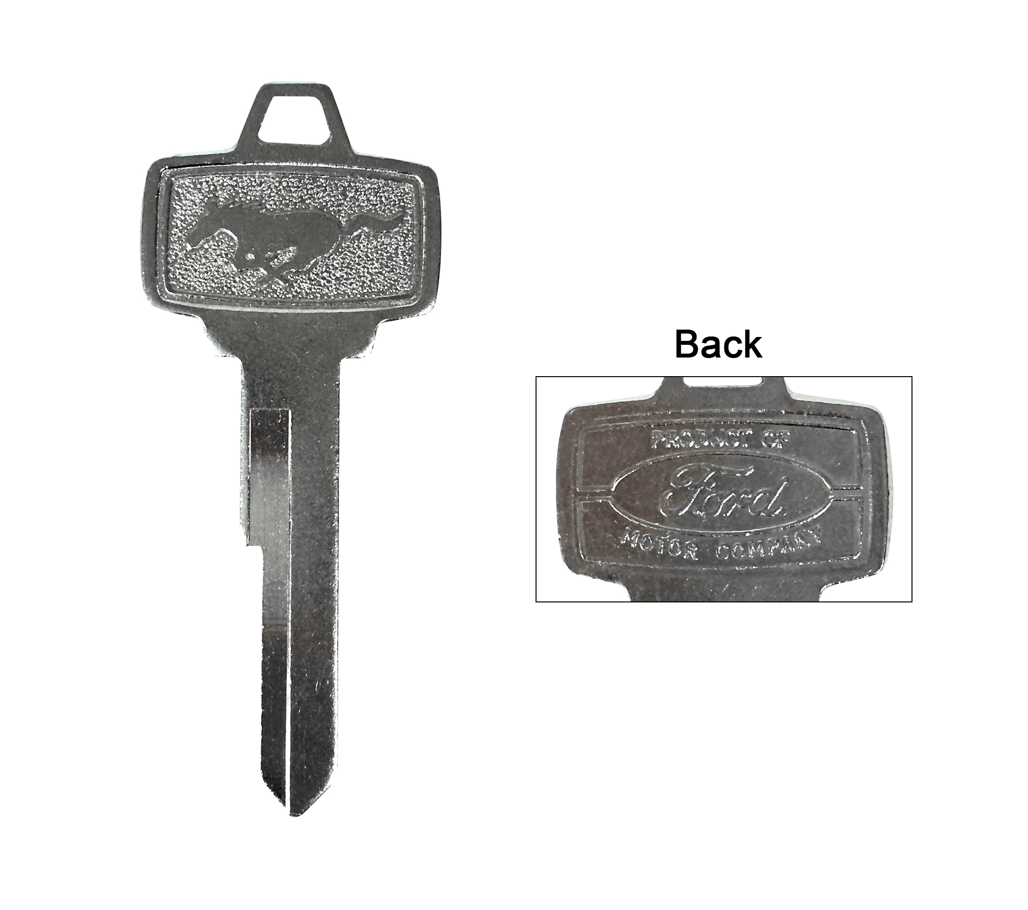 (image for) 65-66 PONY IGNITION KEY BLANK - Click Image to Close