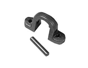 65-67 3 & 4 SPEED SHIFT LEVER U BRACKET (image for) 65-67 3 & 4 SPEED SHIFT LEVER U BRACKET