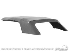 (image for) 64-66 CONVERTIBLE TOP WITH PLASTIC WINDOW - BLACK