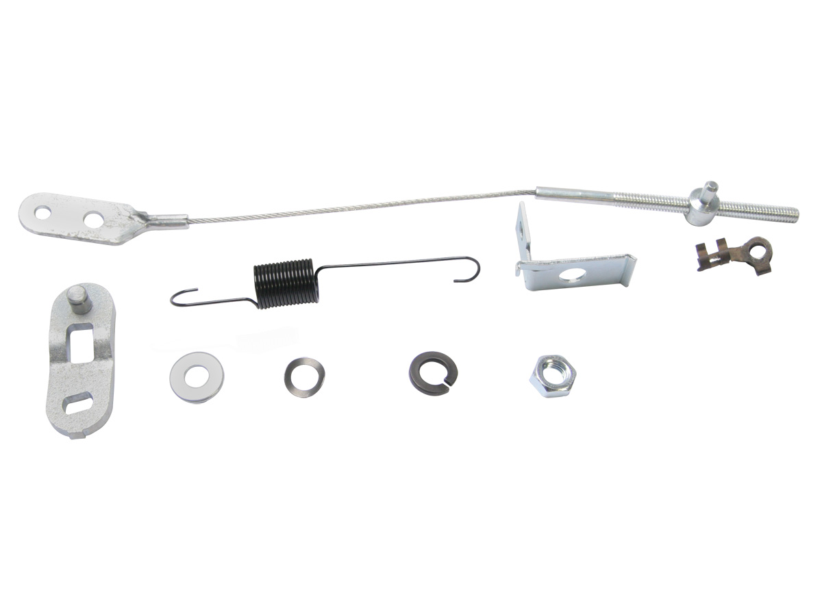 66-68 MUSTANG TRANSMISSION KICK DOWN CABLE KIT (image for) 66-68 MUSTANG TRANSMISSION KICK DOWN CABLE KIT