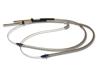 66 REAR PARKING BRAKE CABLE ASSEMBLY 1PC 160 1/4" (image for) 66 REAR PARKING BRAKE CABLE ASSEMBLY 1PC 160 1/4"