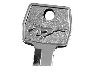 (image for) 67-73 BLANK PONY IGNITION & DOOR KEY - Click Image to Close