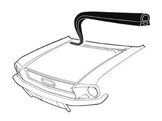 (image for) 67-68 HOOD TO FIREWALL WEATHERSTRIP