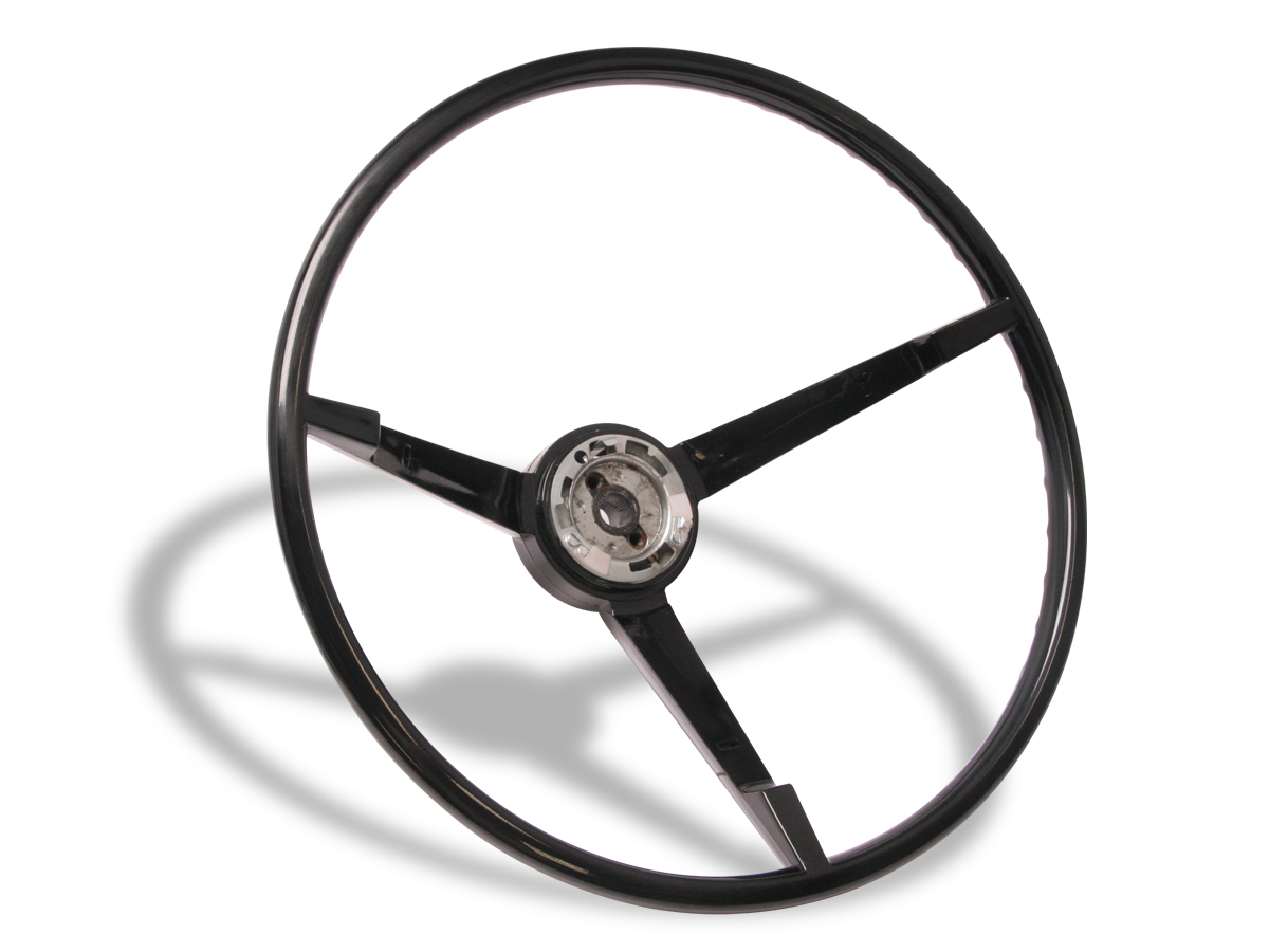 (image for) 67 STEERING WHEEL - BLACK - REPRODUCTION