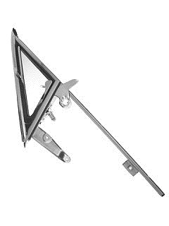 67 LH VENT WINDOW ASSEMBLY KIT - CLEAR (image for) 67 LH VENT WINDOW ASSEMBLY KIT - CLEAR