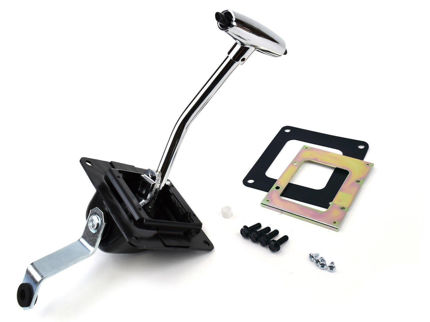 67-68 COMPLETE FLOOR SHIFT AUTOMATIC SHIFTER ASSEMBLY (image for) 67-68 COMPLETE FLOOR SHIFT AUTOMATIC SHIFTER ASSEMBLY