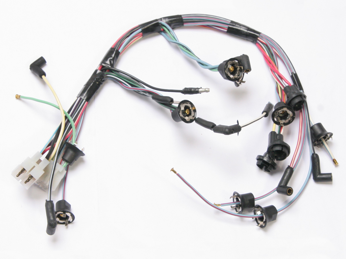 (image for) 68 INSTRUMENT CLUSTER WIRING W/TACH