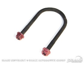 (image for) 68-73 6 CYL V8 REAR LEAF SRING AXLE U-BOLT WITH RED NUTS