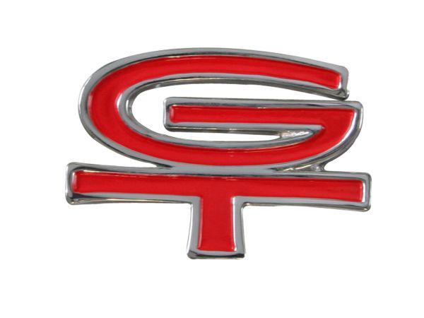 (image for) 68 GT GAS CAP EMBLEM - RED (FOR POP-OPEN GAS CAP) - Click Image to Close