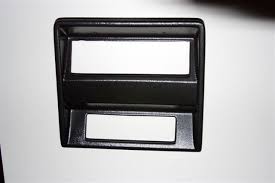 69-70 CD RADIO BEZEL - BLACK (image for) 69-70 CD RADIO BEZEL - BLACK