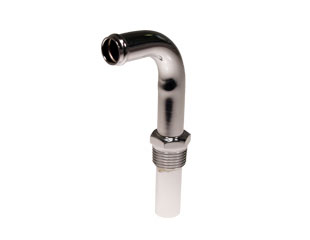 (image for) 69-73 351,390 WATER INLET ELBOW-SILVER ZINC