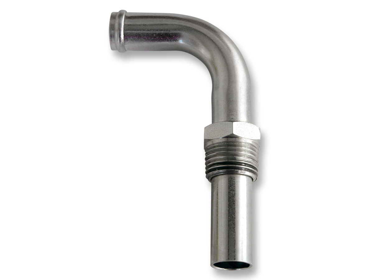 (image for) 69-70 WATER ELBOW - 428 - SILVER ZINC - Click Image to Close