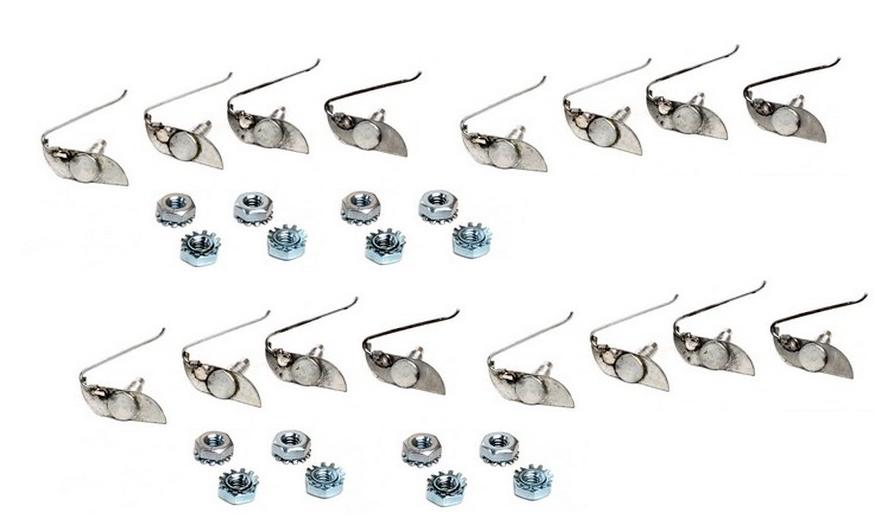 70-73 TAIL LIGHT PANEL MOLDING RETAINER KIT (24PCS) (image for) 70-73 TAIL LIGHT PANEL MOLDING RETAINER KIT (24PCS)