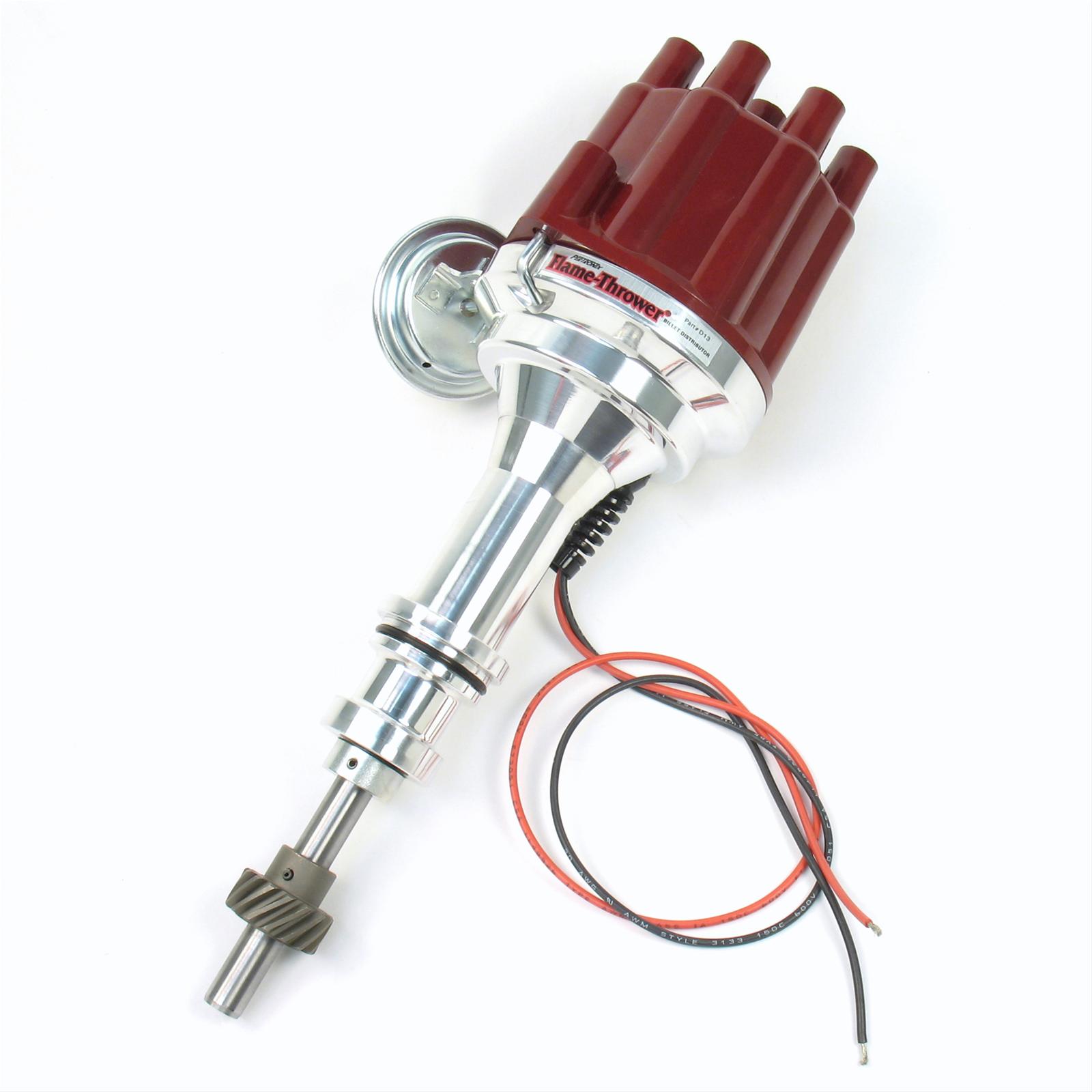 (image for) PERTRONIX DISTRIBUTOR - SMALL BLOCK - RED - FEMALE CAP
