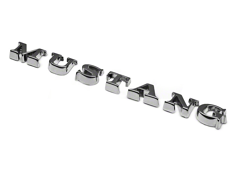 (image for) 64-72 STICK-ON MUSTANG LETTER SET