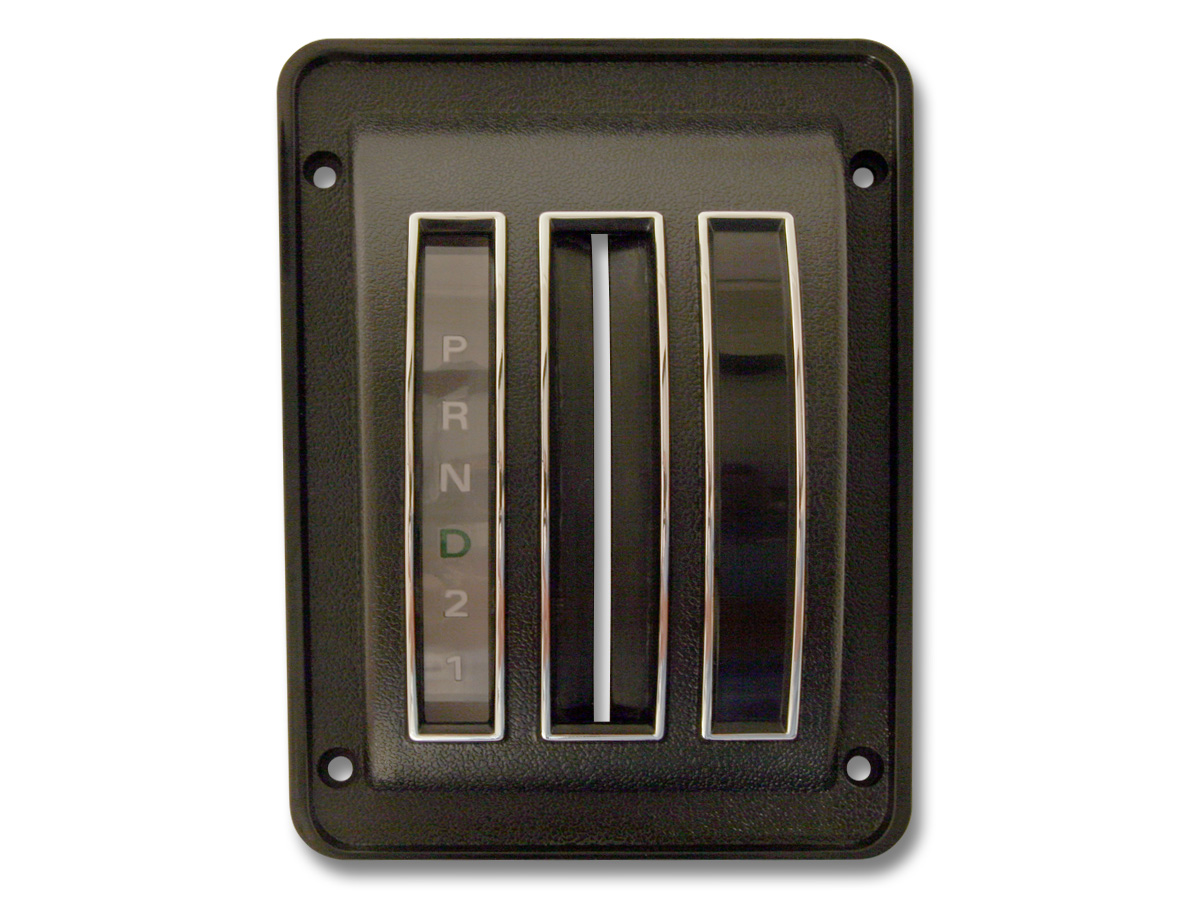 71-73 AUTOMATIC TRANSMISSION SHIFTER SELECTOR BEZEL (image for) 71-73 AUTOMATIC TRANSMISSION SHIFTER SELECTOR BEZEL