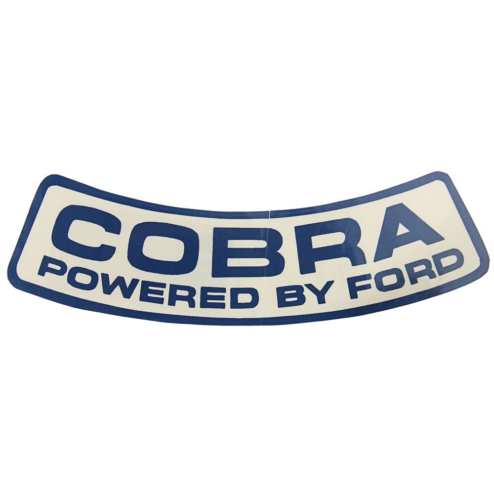 (image for) 67 COBRA POWERED BY FORD AIR CLEANER DECAL