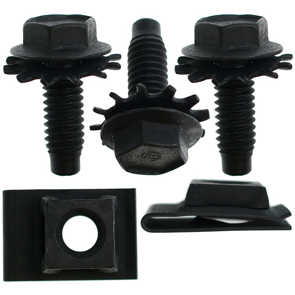 (image for) 65-66 HOOD LATCH SUPPORT BRACE HARDWARE